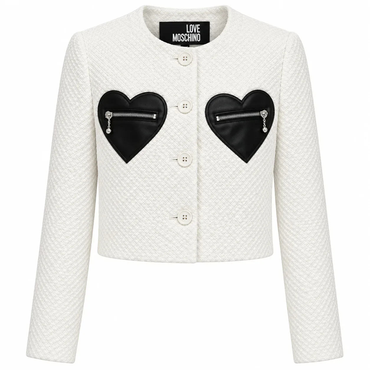 Love Moschino szív mintás bomber
