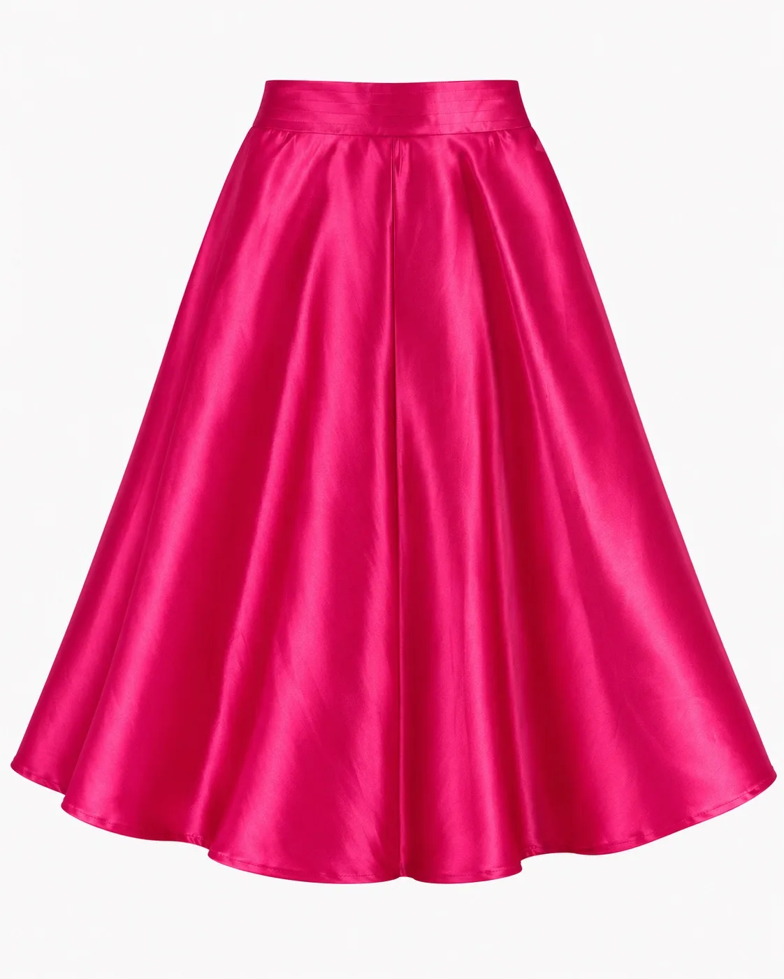 Pink szaténszoknya